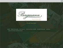 Tablet Screenshot of bergmann.hu